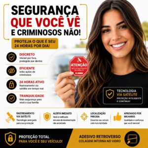 Adesivo “Veículo Rastreado via Satélite”: Um Pequeno Detalhe Que Pode Fazer Grande Diferença?