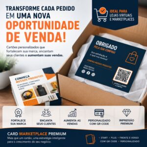 Como Transformar Cada Pedido em uma Nova Oportunidade de Venda com um Cartão Publicitário Personalizado
